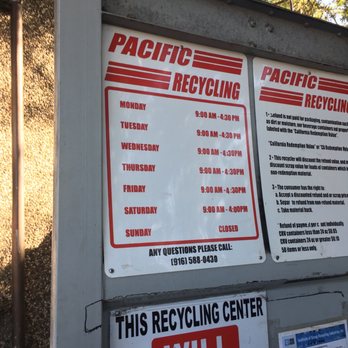 Pacific Recycling - Hours - Recycling Center Near Me - Orangevale, California