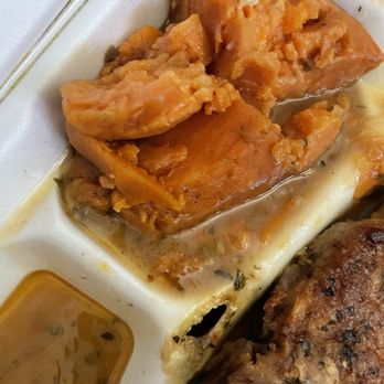 Tori's Place - Container melted by pork chop with gravy spilled in my yams & bag, everywhere! - Soul Food Near Me - Sacramento, California Tori's Place - Container melted by pork chop with gravy spilled in my yams & bag, everywhere! - Soul Food Near Me - Sacramento, California