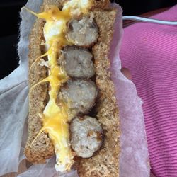Nicky D’s Jefferson - Sausage, egg, and cheese breakfast sandwich