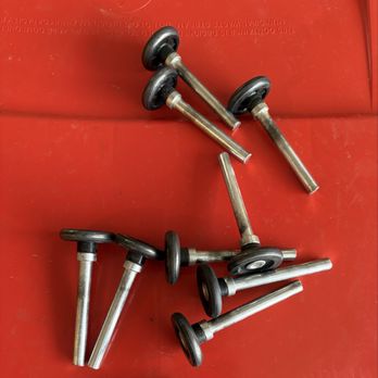 Rocky Mountain Garage Doors - Old damaged rollers. - Garage Door Services Near Me - Centennial, Colorado Rocky Mountain Garage Doors - Old damaged rollers. - Garage Door Services Near Me - Centennial, Colorado