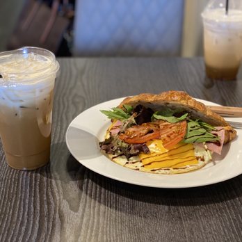 Cafe Amico - Caramel latte & Amico Special (except I requested cooked instead of runny egg) - Coffee & Tea Near Me - Suwanee, Georgia Cafe Amico - Caramel latte & Amico Special (except I requested cooked instead of runny egg) - Coffee & Tea Near Me - Suwanee, Georgia