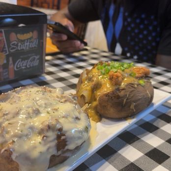 Stuffed Potatoes & Poboys - Big Philly and Seafood Potato flight! - Seafood Near Me - Hammond, Louisiana Stuffed Potatoes & Poboys - Big Philly and Seafood Potato flight! - Seafood Near Me - Hammond, Louisiana