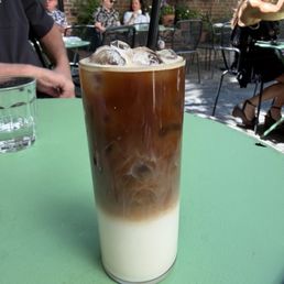 Nice glass of wine or iced latte? Tough decision, but today the latte won. Nice glass of wine or iced latte? Tough decision, but today the latte won.