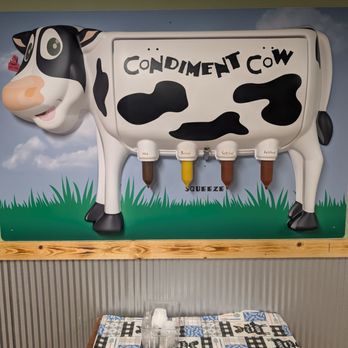 Mckinney Station - Condiment cow. Mustard, ketchup and BBQ sauce. Insert udder joke here. - Ice Cream & Frozen Yogurt Near Me - Newburg, Pennsylvania Mckinney Station - Condiment cow. Mustard, ketchup and BBQ sauce. Insert udder joke here. - Ice Cream & Frozen Yogurt Near Me - Newburg, Pennsylvania