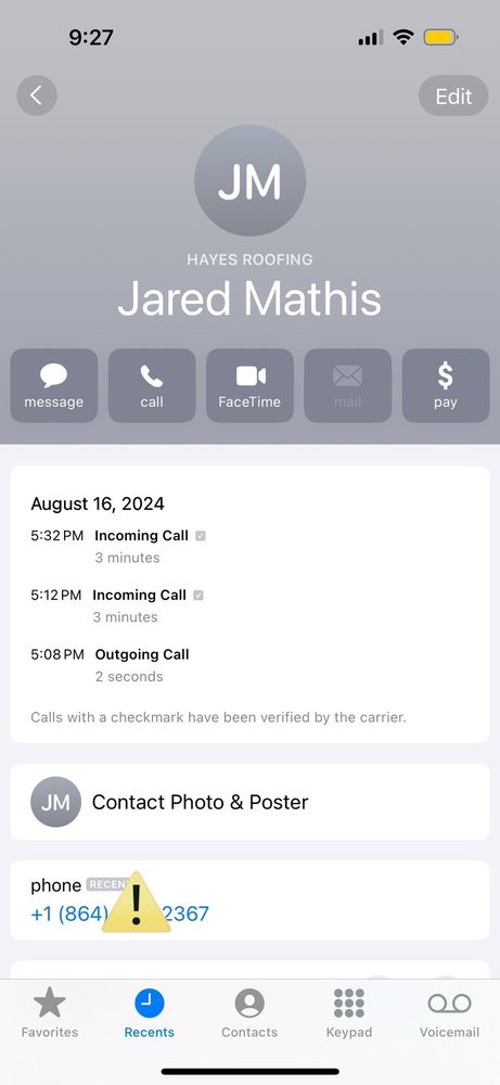 Slide of Hayes Roofing