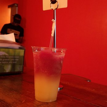 El Jeffe - Frozen Margarita/ Sangria with a shot of Patron. - New Mexican Cuisine Near Me - Brooklyn, New York
