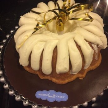 Nothing Bundt Cakes - White chocolate raspberry with a sparkler I added for NYE. Just amazing! - Desserts Near Me - Newtown, Pennsylvania Nothing Bundt Cakes - White chocolate raspberry with a sparkler I added for NYE. Just amazing! - Desserts Near Me - Newtown, Pennsylvania