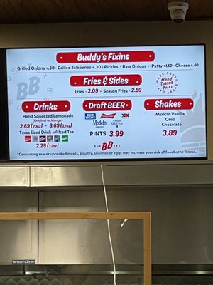Menu photo 6 Buddy's Burger Austin, TX