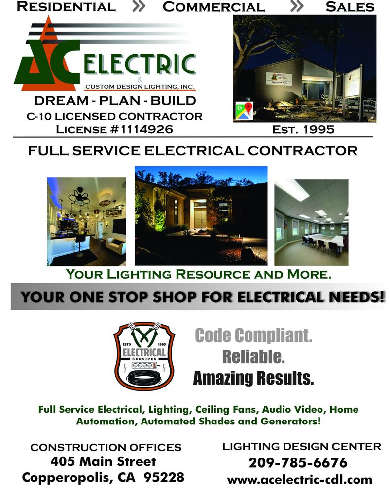 Slide of AC Electric & Custom Design Lighting