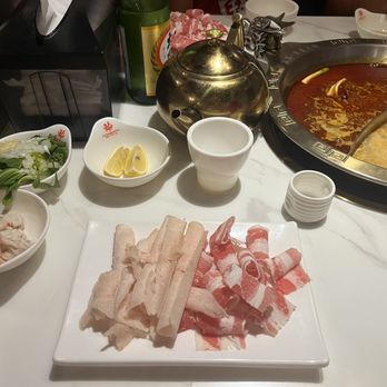 Meet Hot Pot - Chicken and Fatty Beef - Hot Pot Near Me - Hollywood, Florida