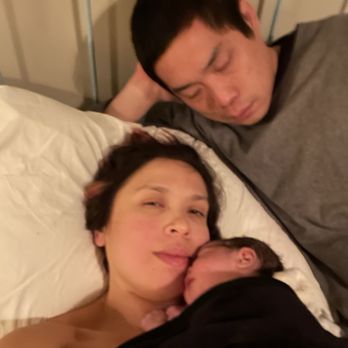 GraceFull Birthing - Exhausted but so happy  Our new family at "golden hour" such a beautiful time - Midwives Near Me - Los Angeles, California