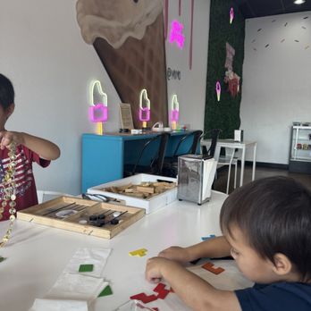 Lulu's Ice Cream & Specialty Snacks - Games at the table - Ice Cream & Frozen Yogurt Near Me - Schertz, Texas Lulu's Ice Cream & Specialty Snacks - Games at the table - Ice Cream & Frozen Yogurt Near Me - Schertz, Texas