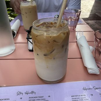 Sunny Side Cafe & Eatery - Iced vanilla latte - Breakfast & Brunch Near Me - Miami Beach, Florida Sunny Side Cafe & Eatery - Iced vanilla latte - Breakfast & Brunch Near Me - Miami Beach, Florida