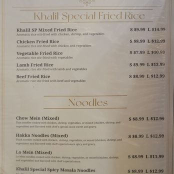 Khalil Halal Chinese - Menu 3/7, October 2024 - Halal Near Me - Bronx, New York