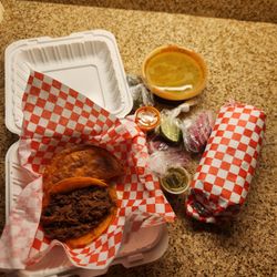 Birrieria San Marcos - Everything needed for a Birria feast.