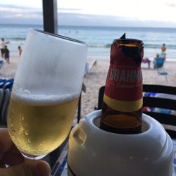 Restaurante Caracol - Ice cold Brahma beer.