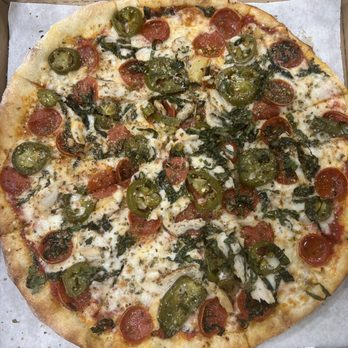 Dino's Pizza Kitchen - Chicken, basil, jalapeño, pepperoni - Pizza Near Me - Livermore, California Dino's Pizza Kitchen - Chicken, basil, jalapeño, pepperoni - Pizza Near Me - Livermore, California