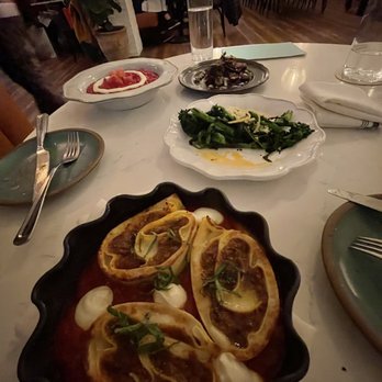 Josephine - Pinwheel lasagna, broccoli rabe, eggplant, beet risotto (my fave) - Italian Near Me - Jacksonville, Florida Josephine - Pinwheel lasagna, broccoli rabe, eggplant, beet risotto (my fave) - Italian Near Me - Jacksonville, Florida