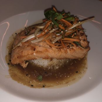 Ocean Prime - Teriyaki Salmon with Sticky Rice - Seafood Near Me - Beverly Hills, California