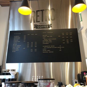 Retro Coffee - Menu - Coffee & Tea Near Me - Seattle, Washington Retro Coffee - Menu - Coffee & Tea Near Me - Seattle, Washington