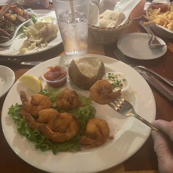 Duffy's Steak & Lobster House - Jumbo Fried Shrimp. Smallest "Jumbo" shrimp ever! At $31.99, comes to almost $5 per shrimp. Another table got jumbos in a different dish. - American Near Me - Key West, Florida Duffy's Steak & Lobster House - Jumbo Fried Shrimp. Smallest "Jumbo" shrimp ever! At $31.99, comes to almost $5 per shrimp. Another table got jumbos in a different dish. - American Near Me - Key West, Florida