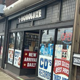 Side shot of the storefront from the street