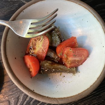 Bacchanalia - Tomatoes and eggplant - New American Near Me - Atlanta, Georgia Bacchanalia - Tomatoes and eggplant - New American Near Me - Atlanta, Georgia