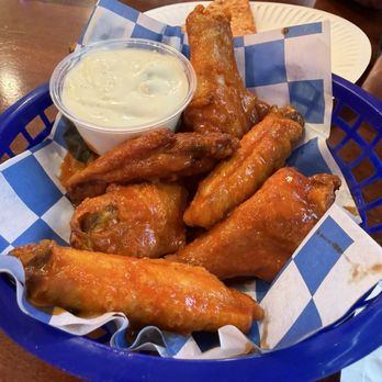 La Sorted's - Chinatown - Hot wings with side of blue cheese - Pizza Near Me - Los Angeles, California