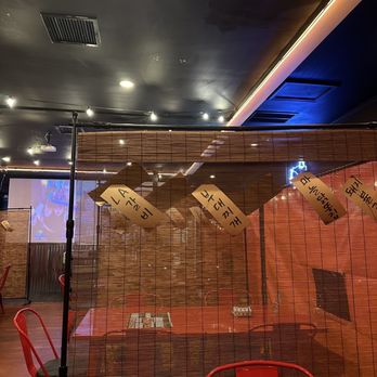 Cafe Some Karaoke & Pocha - red chairs - Karaoke Near Me - Duluth, Georgia