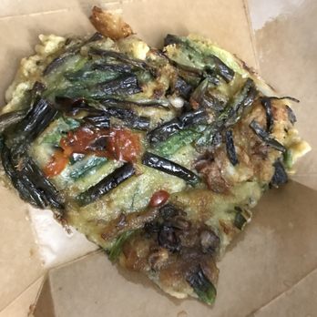 Manna Korean Restaurant - I thought I ordered a pancake not a pizza - Korean Near Me - Davis, California