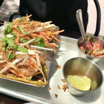 5ive Spice - Viet Tacos ($12) - pricey but definitely unique and worth trying once! - Vietnamese Near Me - Brooklyn, New York