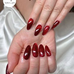 Add some sparkle, flowers, or abstract vibes - nail art makes it happen! Book today!