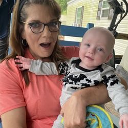 Rue Stephen R Atty - Meeting my first grandchild for the first time!