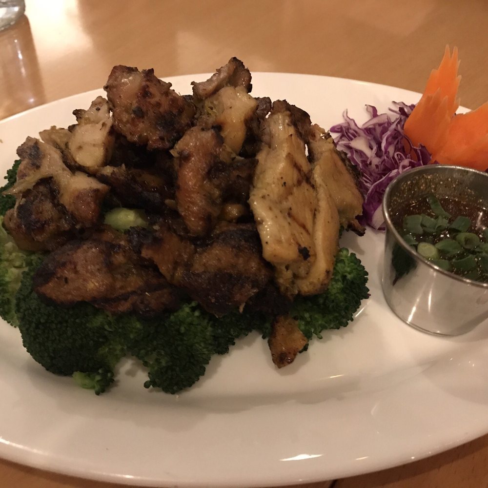 Aloy Modern Thai - Lemongrass chicken appetizer. Pretty good for dark meat chicken. Not too lemongrassy but nice over all. - Thai Near Me - Denver, Colorado