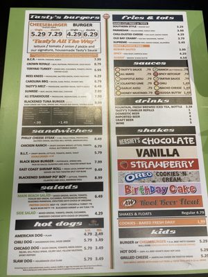 Menu photo 5 Tasty’s Fresh Burgers Yulee, FL Menu photo 5 Tasty’s Fresh Burgers Yulee, FL