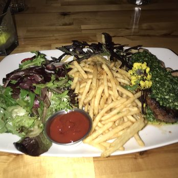 The Davis Restaurant & Bar - This is my steak & salad. Yummy goodness! - New American Near Me - Eugene, Oregon The Davis Restaurant & Bar - This is my steak & salad. Yummy goodness! - New American Near Me - Eugene, Oregon