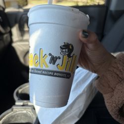 Jack 'n' Jill Donuts - Cappuccino - hot chocolate