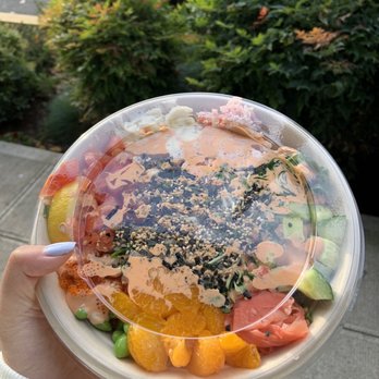 Poke Dondon - 2 proteins: Spicy Ahi, Hawaiian Sushi Rice, All Toppings, Spicy Mayo, & Furikake :) - Poke Near Me - Seattle, Washington Poke Dondon - 2 proteins: Spicy Ahi, Hawaiian Sushi Rice, All Toppings, Spicy Mayo, & Furikake :) - Poke Near Me - Seattle, Washington