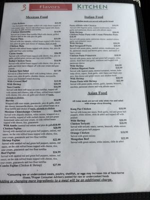 Menu photo 3 Three Flavors Kitchen Nooksack, WA Menu photo 3 Three Flavors Kitchen Nooksack, WA