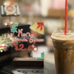 Lynn's Coffee and Crepes - Iced caramel macchiato