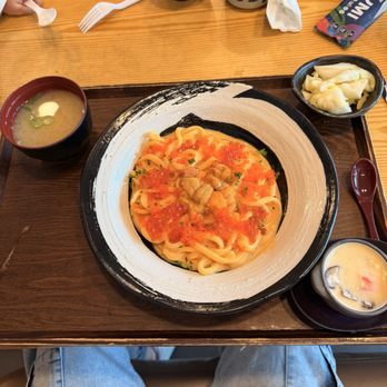 Tendon Kohaku - Uni cream udon - Japanese Near Me - Bellevue, Washington