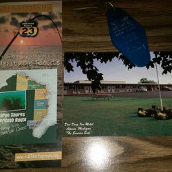 Dew Drop Inn Motel - Route 23, Dew Drop Inn Motel postcard and key.