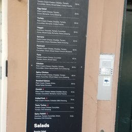 The Bagel Co - Menu on the outside - menu - Bagels Near Me - Copenhagen, 84