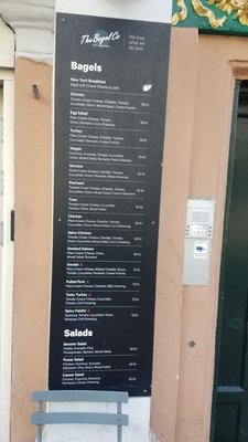 Menu photo 1 The Bagel Co Copenhagen, 84 Menu photo 1 The Bagel Co Copenhagen, 84