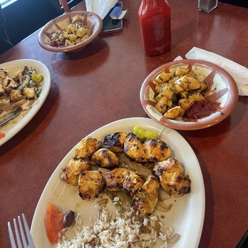 Wael's Mediterranean Cuisine - Chicken Tawook Plate - Greek Near Me - Houston, Texas Wael's Mediterranean Cuisine - Chicken Tawook Plate - Greek Near Me - Houston, Texas