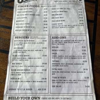 J&M’s Bar & Grill - Menu - Dive Bars Near Me - Somers, Wisconsin