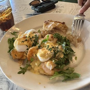 Great Maple - Cajun Shrimp Biscuit Benedict - New American Near Me - Newport Beach, California Great Maple - Cajun Shrimp Biscuit Benedict - New American Near Me - Newport Beach, California