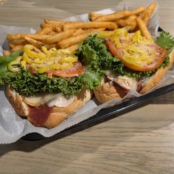 Get Hooked Grill - Italian Sandwich (like a hoagie). It was a special.