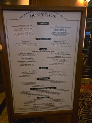 Menu photo 1 Don Vito's Las Vegas, NV Menu photo 1 Don Vito's Las Vegas, NV