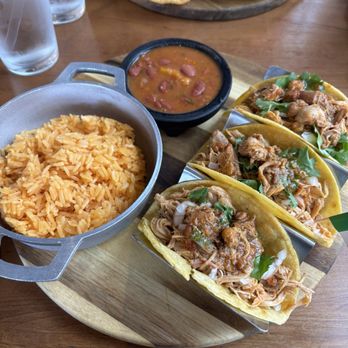 The Latin Kitchen - Chicken Mexican Tacos w/rice and beans - Latin American Near Me - Shelby Township, Michigan The Latin Kitchen - Chicken Mexican Tacos w/rice and beans - Latin American Near Me - Shelby Township, Michigan